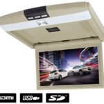 MR1002BG lubinis monitorius 10" USB, SD pilkas