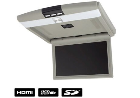 Gera kaina MR1002GR lubinis monitorius 10" su USB, SD, juodas pilkas. Pirkite dabar. MR1002GR lubinis monitorius 10" USB, SD pilkas